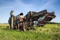 Old Threshing Machine Royalty Free Stock Photo