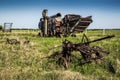 Old Threshing Machine Royalty Free Stock Photo