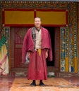 Old tibetan monk Royalty Free Stock Photo