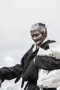 An old tibetan woman