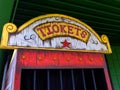 Old Ticket Booth at Carnival or Circus for Fun Royalty Free Stock Photo