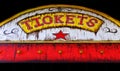 Old Ticket Booth at Carnival or Circus for Fun Royalty Free Stock Photo