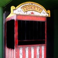 Old Ticket Booth at Carnival or Circus for Fun Royalty Free Stock Photo