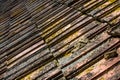 Old Tile Roof Texture Royalty Free Stock Photo