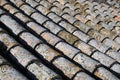 Old tiled roof Royalty Free Stock Photo