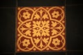 Old tiles design in sent Francis Church at Kochi Royalty Free Stock Photo