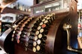 Old-Time Cash Register Royalty Free Stock Photo