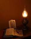 Old Time Devotions Royalty Free Stock Photo