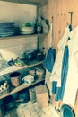 Old Time Kitchen Farm Pantry Royalty Free Stock Photo