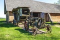 Old iron tractor Royalty Free Stock Photo