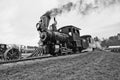 Old Time Vintage Steam Train Locomotive