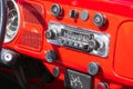 Old-timer car radio Royalty Free Stock Photo