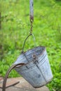 Old tin bucket Royalty Free Stock Photo