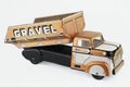 Old Tin Truck Toy Royalty Free Stock Photo