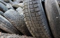 Old tire tread background image Royalty Free Stock Photo