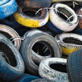 Old tires Royalty Free Stock Photo