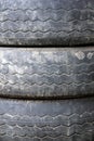 Old tires stacked