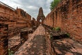 Old tmeple Nakhon Luang Castle Ayutthaya Thailand