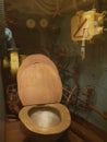 Old Toilet On Military Submarine