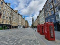 Edinburgh, Royal Mile Old Town Phone Box