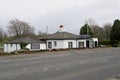 Roadside view of The Old Toll Bar at Gretna Green, a world famouse wedding venue.