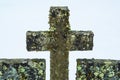 Old tombstone cross Royalty Free Stock Photo