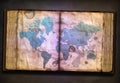 Old Tome and World Map