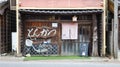 Old Tonkatsu Restaurant at Sawara Town Royalty Free Stock Photo