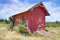Old Tool Shed Red Barn Royalty Free Stock Photo