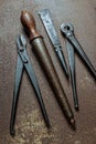 Old Tools, Goldsmith`s Handmaid Tools studio shot