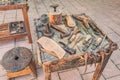 Old tools of the shoemaker Royalty Free Stock Photo