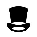 Top hat vector icon Royalty Free Stock Photo