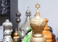Old Torah scrolls, Star of David Royalty Free Stock Photo