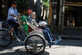 The old tourist in hoi an ancient town,vietnam