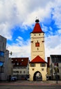 Old tower in Biberach an der Ris Germany Royalty Free Stock Photo