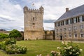 The old tower of the historic Bentheim castle, largest castle in Northern Germany.