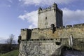 The old tower of the historic Bentheim castle, largest castle in Northern Germany