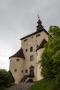 Old tower in the historic centre of Banska Stiavnica