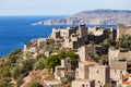 Old tower houses in village Vathia on Mani, Greece