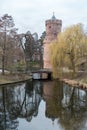 Old tower Kruittoren in Kronenburger Park in Nijmegen