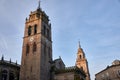 Old tower of Lugo Cathedral in Spain Royalty Free Stock Photo