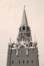 Old tower. Moscow Kremlin. UNESCO World Heritage Site. Royalty Free Stock Photo