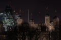 The old tower and the New, Tower of London and The Gherkin Royalty Free Stock Photo