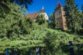 Old tower in Sighisoara Royalty Free Stock Photo