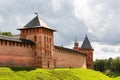 Old towers of Veliky Novgorod Kremlin Royalty Free Stock Photo