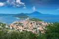 Old town on Adriatic island. Mali Losinj, Croatia Royalty Free Stock Photo