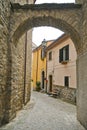 The old town of Agnone, Italy. Royalty Free Stock Photo