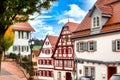 Old town of Altensteig in Black Forest, Germany Royalty Free Stock Photo