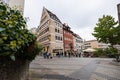 Old town (Altstadt) with traditional half-timbered houses (Fachwerkhaus). Cityscape of Royalty Free Stock Photo