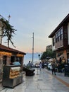 Old town Antalya people , Royalty Free Stock Photo